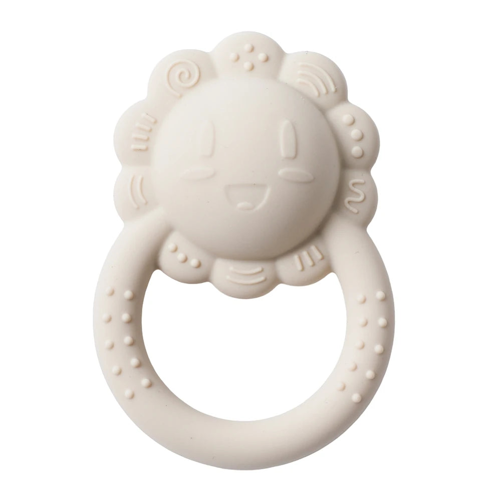 Silicone Lion Teether Rattle