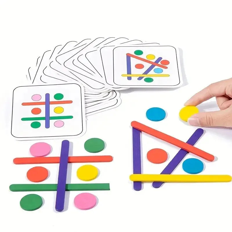 Kids Rainbow Stick Puzzle Toy